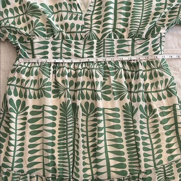 Baltic Born Kimono Midi Dress Green Print NWT Size 1XL - Picture 12 of 13